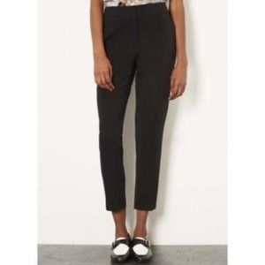 TOPSHOP Petite Black Cigarette Trousers